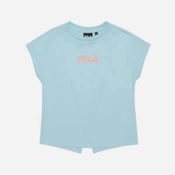 Camisetas Fila Menina Turquesa - Fila Candy Crew Neck Sleeveless En Portugal,QGFE-84395